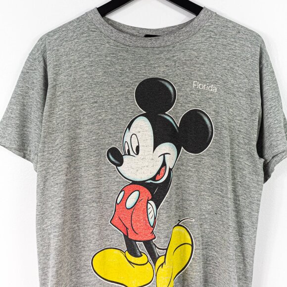 Y2K Sherry's Best Mickey Mouse Florida Distressed T-Shirt Size Small - Picture 5 of 10